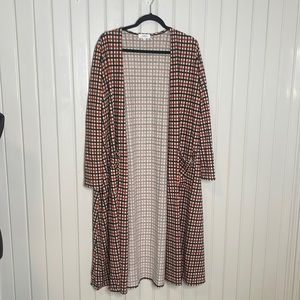 Lularoe Sarah - open front duster with pockets